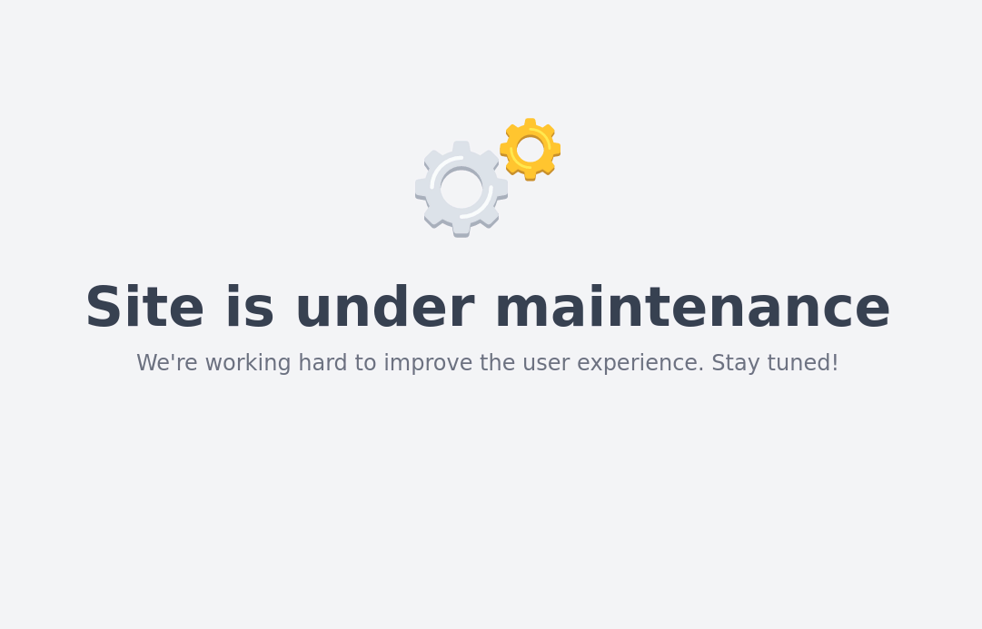 maintenance